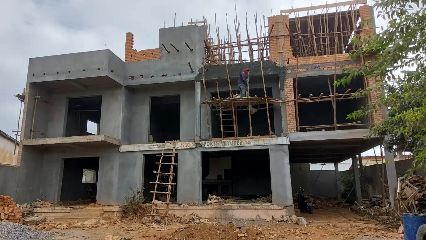 Bâtiment en cours de réalisation