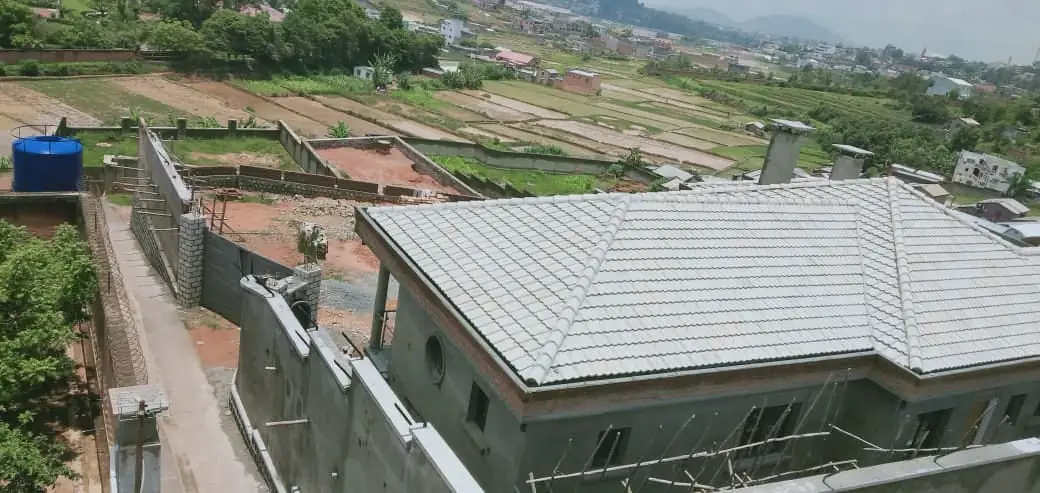 Maison en chantier suivie à Madagascar